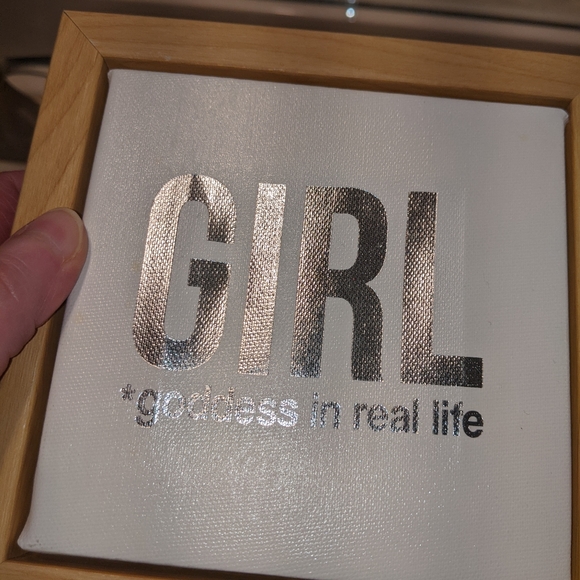 ๐ 3/$15 - y2k GIRL: Goddess In Real Life Home Decor Sign - Picture 5 of 5